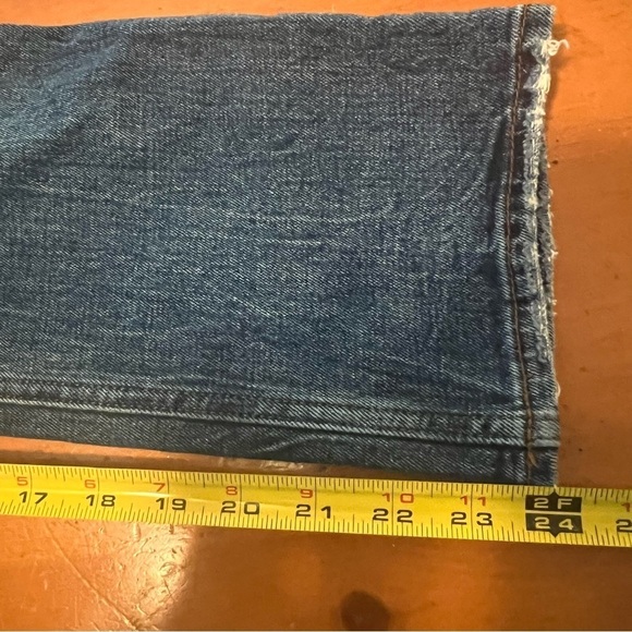 Abercrombie & Fitch Curve Love Ultra High Rise Ankle Straight Jean Distressed 24 - Picture 13 of 13